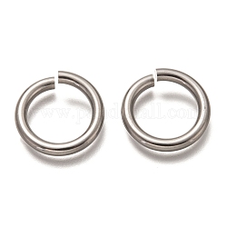 304 anelli di salto in acciaio inox, anelli di salto aperti, anello rotondo, colore acciaio inossidabile, 20x3mm, diametro interno: 14mm