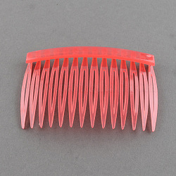 Plastic Hair Combs Findings, Crimson, 46x70mm
