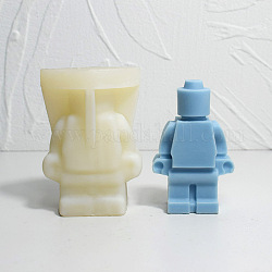 Stampi in silicone per candele robot, per la realizzazione di candele profumate, umano, 7x5.3x10cm