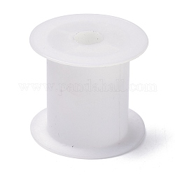 (defekter Restpostenverkauf), Kunststoff leere Spulen für Draht, Fadenspulen, weiß, 4.9x4.3 cm