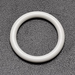 Plastic Linking Rings, White, 50x5mm, Hole: 40mm