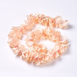 Seda artificial glicina vid colgando guirnaldas de flores, para la decoración de la pared del jardín de bodas al aire libre, peachpuff, 94 cm