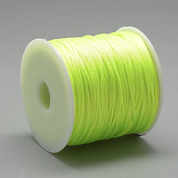 Nylonfaden Nylonschnur, grün gelb, 2.5 mm, ca. 32.81 Yard (30m)/Rolle