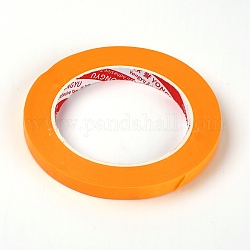 Ruban de masquage décoratif washi, orange, 10mm, 54.68 yard (50m)/rouleau