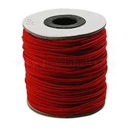 Filo nylon, cavo di gioielli in nylon per l'abitudine tessuto produzione di gioielli, rosso, 2mm, circa 100 yard / roll (300 piedi / roll)