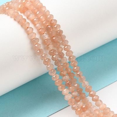 Natürliche sunstone Perlen Stränge&nbsp;G-F460-02-1