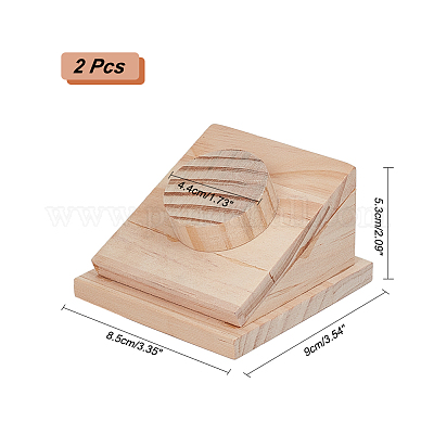 Espositori per bracciali in legno&nbsp;BDIS-WH0008-06-1