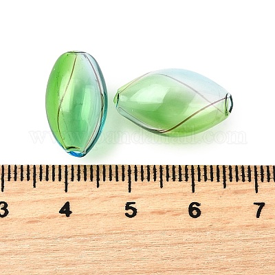 Perles de globe en verre soufflé à la main transparent&nbsp;GLAA-T012-06-1