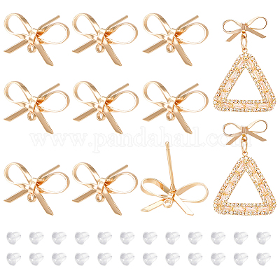 Wholesale BENECREAT 3 Pairs 925 Sterling Silver Earring Backs