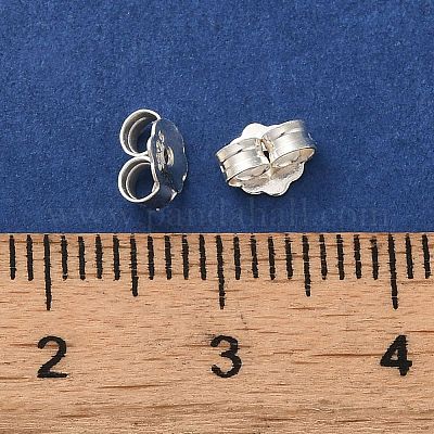 925 Reibungsohrmutter aus Sterlingsilber&nbsp;STER-G041-02B-1