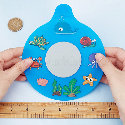 GORGECRAFT Bathtub Drain Cover Silicone Tub Stopper Plug Universal Bath  Drain Cover Adorable Sea Animal Pattern for Bathroom Kitchen and Laundry