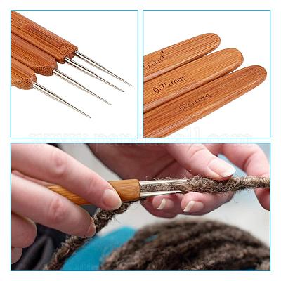 4pcs Hair Tool Dreadlocks Tool Interlocking Tool for Dreadlock Crochet Hook