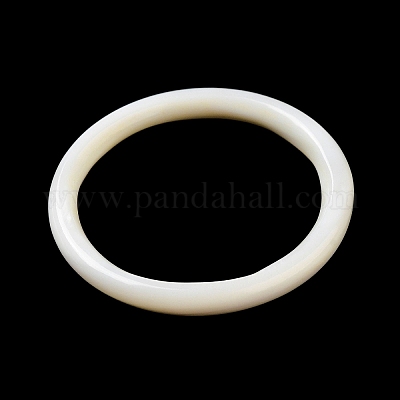 Anello di collegamento con conchiglia bianca naturale&nbsp;SSHEL-M022-06C-1