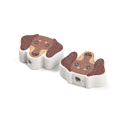 Bedruckte Holzperlen&nbsp;WOOD-D289-01E-1