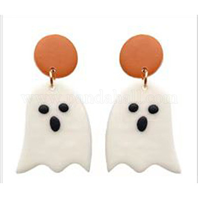 Halloween-Ohrhänger aus Polymerclay&nbsp;WGC24AA-05-1