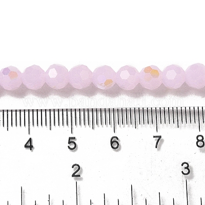 Chapelets de perles en verre imitation jade&nbsp;EGLA-A035-J6mm-L02-1