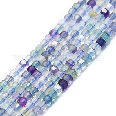 Natürlichen Fluorit Perlen Stränge&nbsp;G-P457-B01-45-1