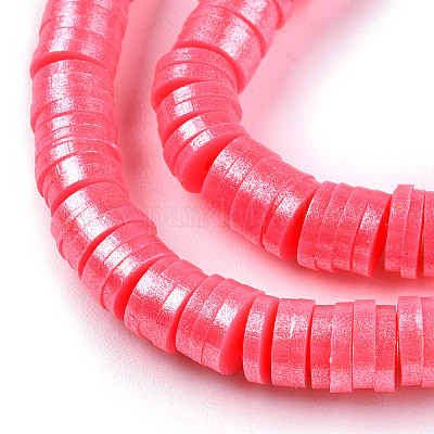 Chapelets de perle en pâte polymère manuel&nbsp;CLAY-CJC0015-01C-1