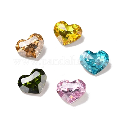 Cabochons de strass en verre&nbsp;RGLA-J032-B-TG-1