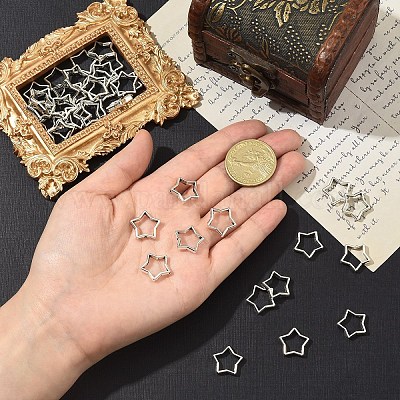 50g Legierungsperlenrahmen&nbsp;FIND-YW0008-97-1