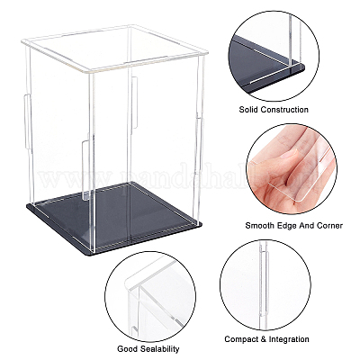 Clear Acrylic Display Case Assemble Collectibles Box For Display