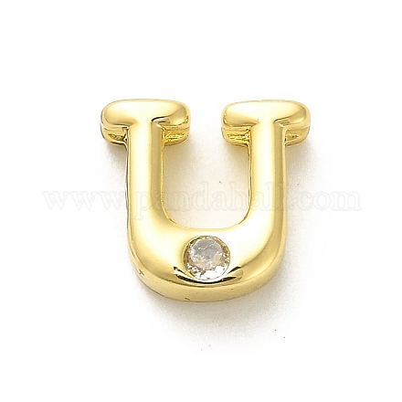Стойки обшивки латунь кубического циркония бусы KK-L210-008G-U-1