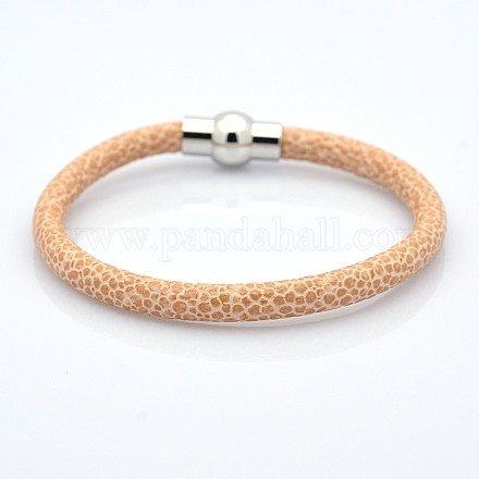 Snake Print PU Leather Bracelets BJEW-E217-01D-1
