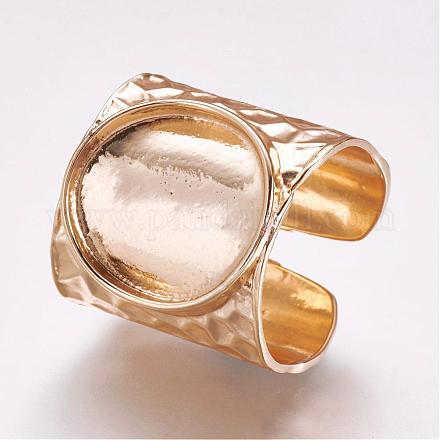 Ajustes del anillo de dedo del cojín de latón del puño KK-E703-01KCG-1