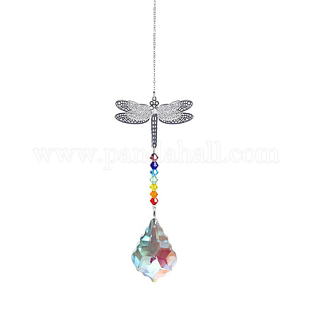 Cristal lustre suncatchers prismes chakra pendentif suspendu BUER-PW0001-134D-1