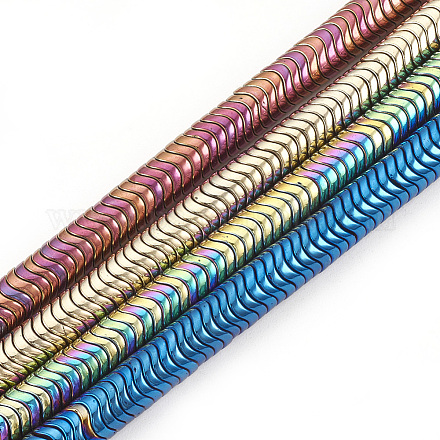 Electroplate Non-magnetic Synthetic Hematite Beads Strands G-T061-177-1