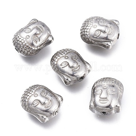 Buddista 304 perle in acciaio inossidabile STAS-K207-63P-1