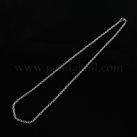 304 Edelstahl-Kabelketten Halsketten X-STAS-S029-03-1