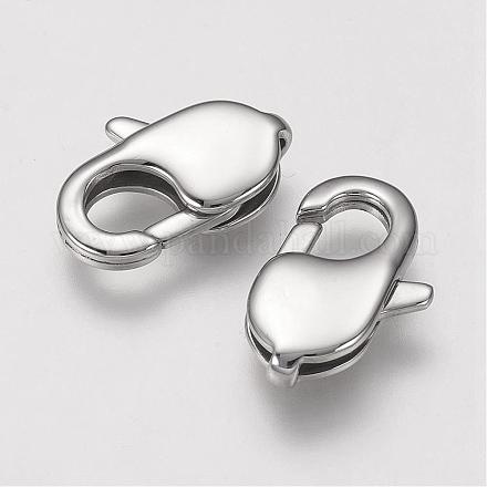 304 Stainless Steel Lobster Claw Clasps STAS-F109-20P-1
