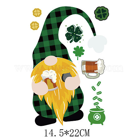 Saint Patrick's Day Theme PET Sublimation Stickers PW-WG82990-12-1