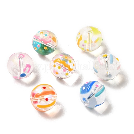 Transparent Glass Beads GLAA-B008-01-1