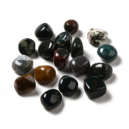 Perles d'agate indienne naturelle G-G979-A15-1