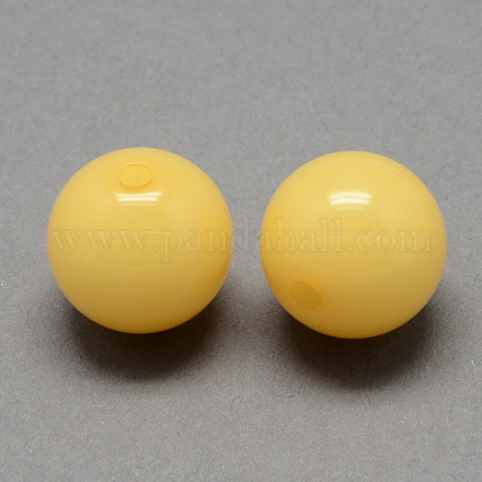 Imitation Jelly Acrylic Beads JACR-R001-6mm-09-1