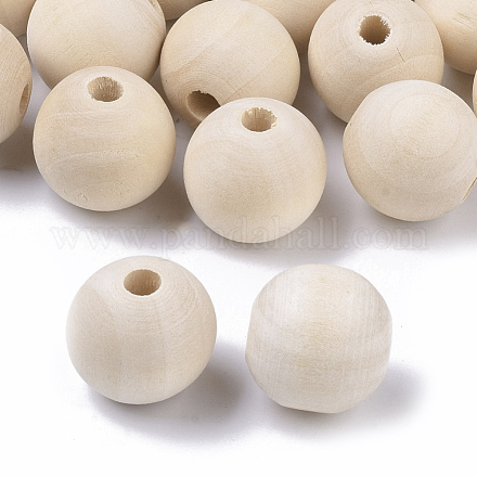 Perles en bois naturel non fini X-WOOD-S651-A18mm-LF-1