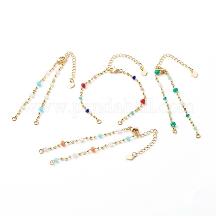 Fabrication de bracelets de perles faits à la main AJEW-JB01016-1