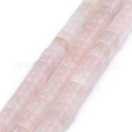 Fili di perline quarzo roso  naturale  G-Z006-C24-1