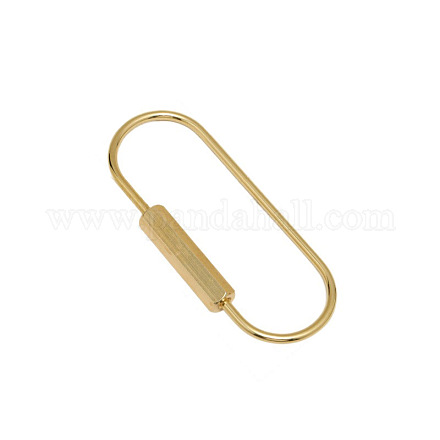 Латунные брелоки с карабином KK-ZX025-63C-1