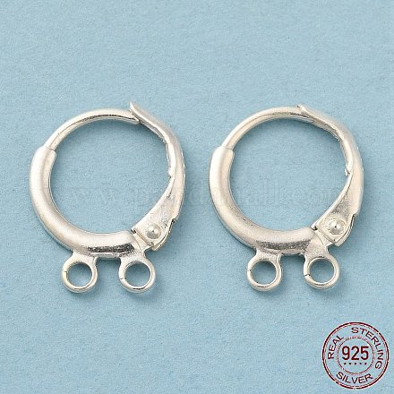 925 Sterling Silver Leverback Earrings Findings STER-M110-01B-S-1
