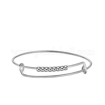 Shegrace réglable 304 bracelets extensibles en acier inoxydable JB704A-1