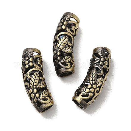 Perline in ottone placcato a cremagliera in stile tibetano KK-Q805-12AB-1