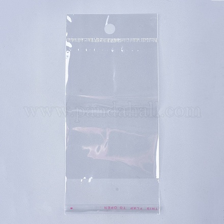 長方形セロファンバッグ  イヤリング・ネックレス用  透明  セロハンバッグ：15.3x6.9cm  インナー対策：10.4x6.8のCM OPC-TAC0001-01B-1
