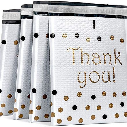 Thank you Rectangle Kraft Paper Bubble Mailers FAMI-PW0001-47-1