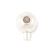 925 Sterling Silver Crimp Beads, Round, Silver, 4x3x2.8mm, Hole: 0.9mm