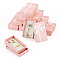 Polka Dot Print Cardboard Jewelry Gift Boxes with Bowknot, Rectangle, for Anniversaries, Weddings, Birthdays, Coral, 8x5x2.5cm
