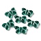 Transparent Lampwork Beads, Butterfly, Dark Cyan, 11x19x6mm, Hole: 1mm, about 55~65pcs/100g