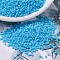 MIYUKI Delica Beads, Cylinder, Japanese Seed Beads, 11/0, (DB0755) Matte Opaque Turquoise Blue, 1.3x1.6mm, Hole: 0.8mm, about 20000pcs/bag, 100g/bag